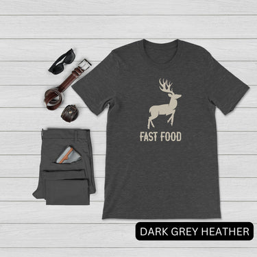 Unisex Fast Food Hunting Tshirt for Men